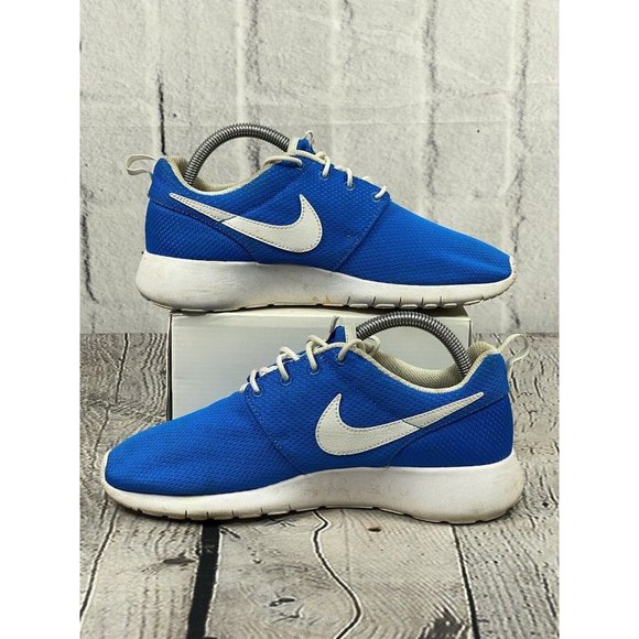 Nike Roshe One 599728 422 Running Training Mesh Sneakers Blue Athletic Size 6.5Y - Picture 2 of 11